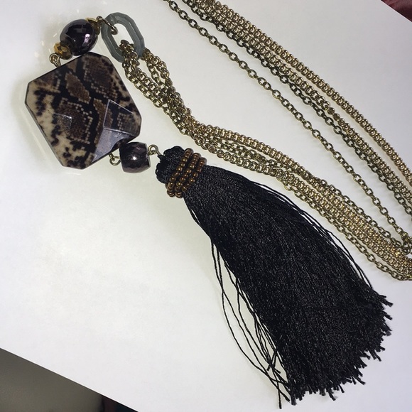 Boston Proper Tassel Necklace - Picture 2 of 5